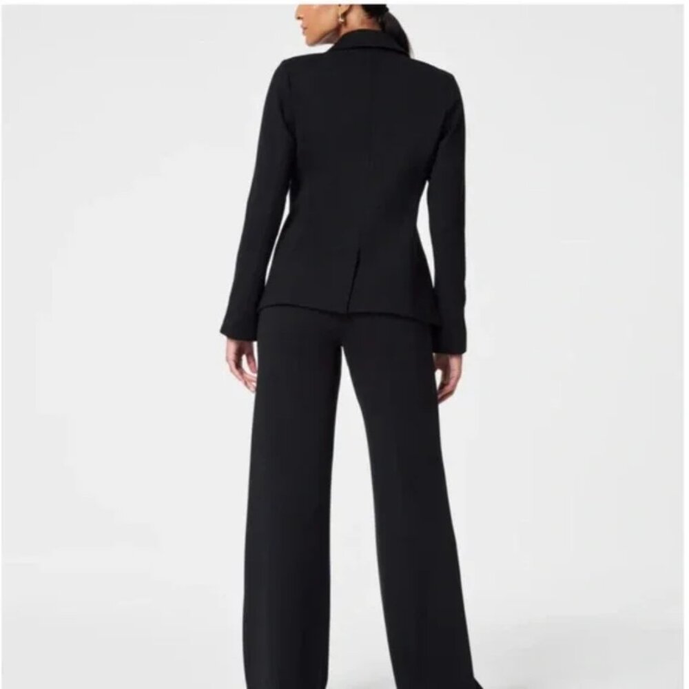 SPANX Black Double-Breasted Blazer - Picture 5 of 13